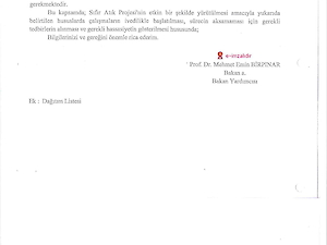 Sıfır Atık Projesi